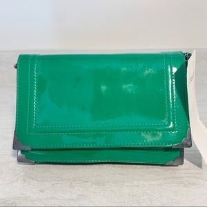 Green Bag with Shoulder Strap